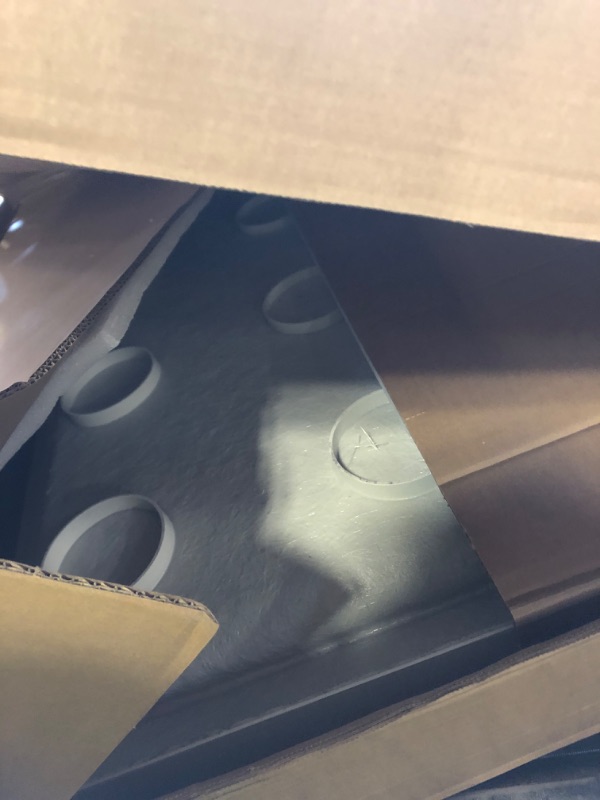 Photo 1 of DreamLine SlimLine UNKNOWN DIMENSIONS******* . H Center Drain Single Threshold Shower Base in White, DLT-1136540