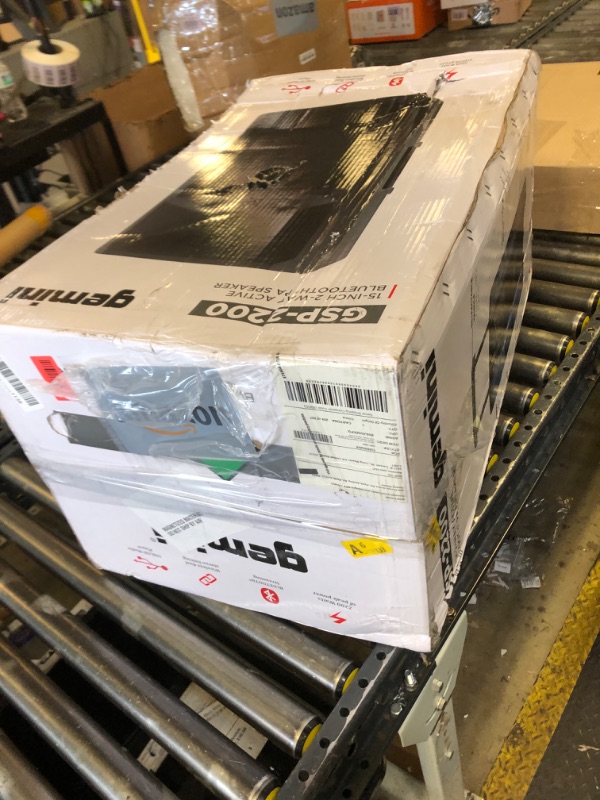 Photo 1 of Gemini 15 Inch Powered PA Speaker - 2200W Bluetooth PA Speaker with Mixer, XLR Inputs, Active DJ Speakers for Parties Events (GSP-2200)