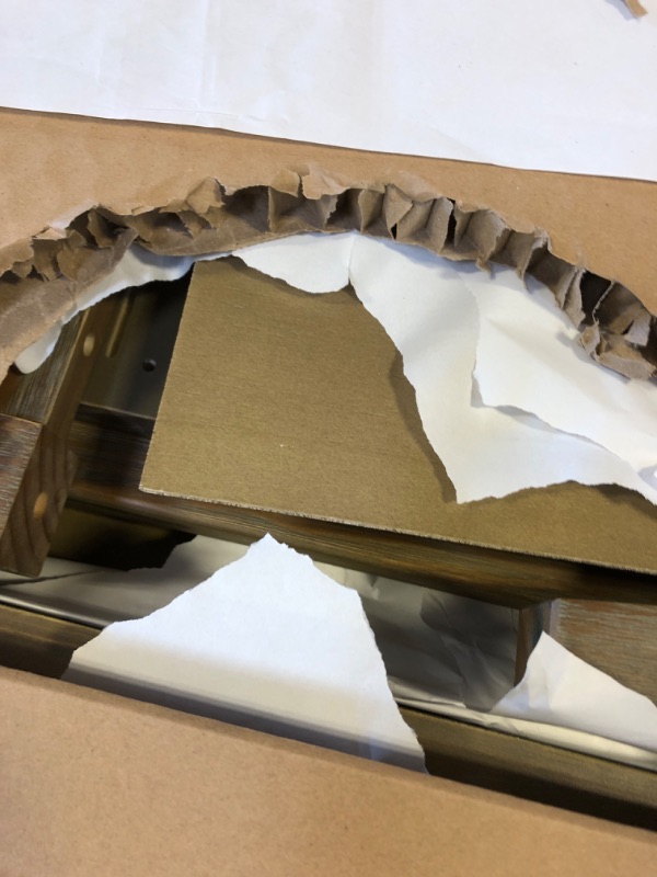 Photo 1 of SIMPLIHOME Warm Shaker Coffee Table - 48 inch Wide Solid Wood Coffee Table in Distressed Grey, Transitional Living Room Table with 2 Drawers, Open Shelf, Shaker Fronts and Tapered Legs