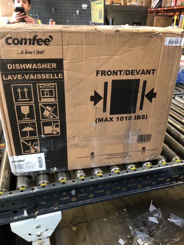 Photo 1 of COMFEE’ Portable Mini Dishwasher, Energy Star, Countertop, 6 Place Settings, with 8 Washing Programs, Speed, Baby-Care, ECO& Glass, Dish Washer for Dorm, RV& Apartment, White