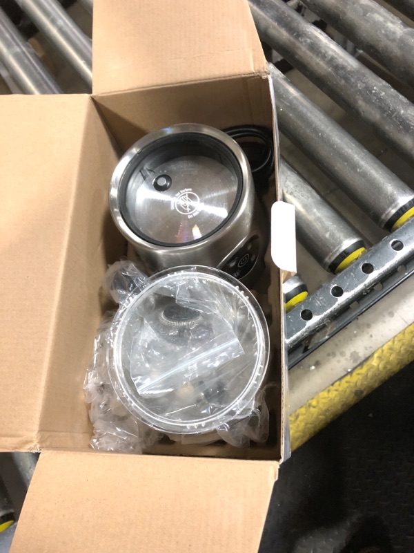 Photo 1 of Milk Frother and Steamer, Large Capacity Detachable Electric Milk Frother, Automatic Warm and Cold Foam Maker, Hot Chocolate Maker, BPA Free