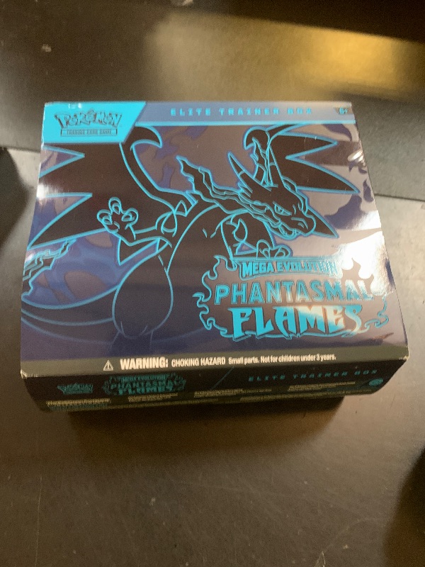 Photo 1 of *OPENED, INCOMPLETE** Pokémon TCG: Mega Evolution—Phantasmal Flames Elite Trainer Box