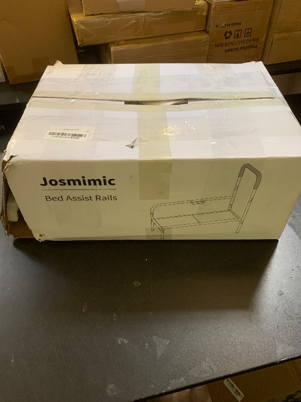 Photo 1 of Josmimic Bed Step Stool for Adults, Bedside Steps for Elderly Seniors with Non-Slip Handle & LED Light, Stable Assist Rail for High Beds