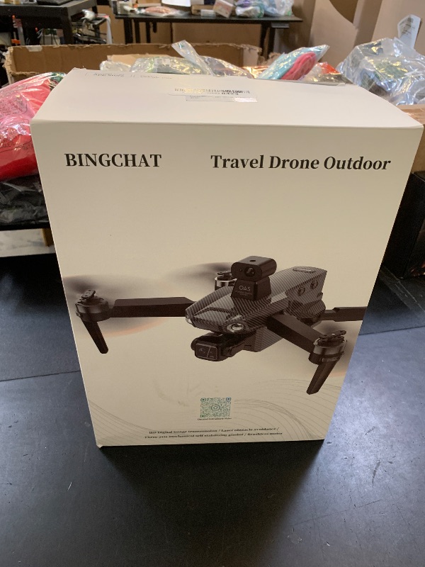 Photo 1 of Bingchat Touch Screen Remote Drones with Camera for Adults 4k HD, Obstacle Avoidance with Payload Release, Touch Screen Tablet Controller WITH Obstacle Avoidance, 3 Axis Gimbal Drone, 5 Miles, 82 Minutes Long Battery, Time-lapse, Follow Me/Car, Carbon Fib