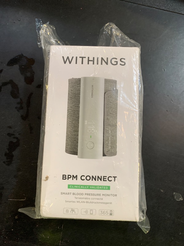 Photo 1 of Withings BPM Connect - Digital Blood Pressure Cuff & Heart Rate Monitor - Blood Pressure Machine Arm Cuff, FDA Cleared, FSA/HSA Eligible, IOS & Android