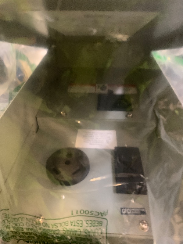 Photo 1 of Temporary Electrical Power Outlet Panel Weatherproof RV Receptacle Box with 30 Amp Breaker 20 Amp GFCI Outlet Outdoor Panel for RV Camper Car Travel Generator Motorhome