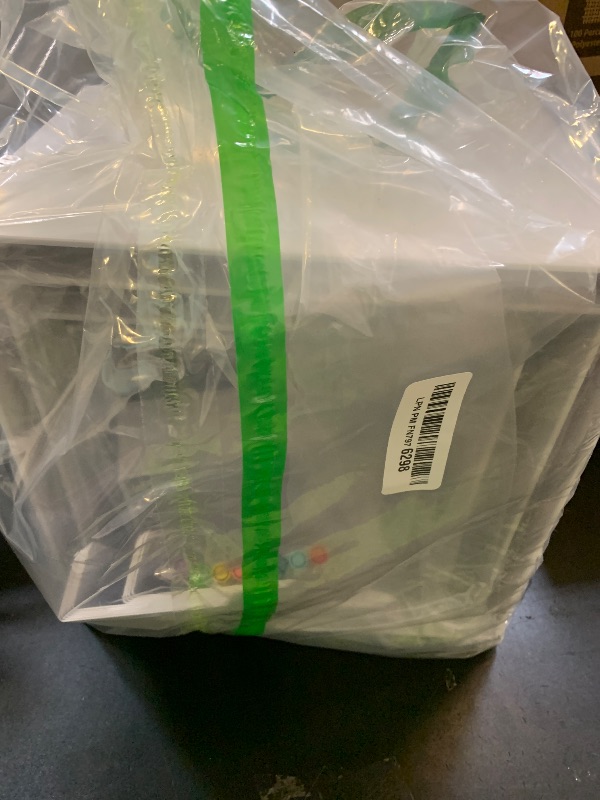 Photo 1 of 10 Pcs White Acrylic Buffet Risers with Mini Sign and Marker, Food Display Stands for Buffet Table Party Catering Dessert Jewelry Collectibles, Acrylic Cube Nesting Boxes with Hollow Bottoms 8 Sizes (10" 9" 8" 7" 6" 5" 4" 4" 3" 3")