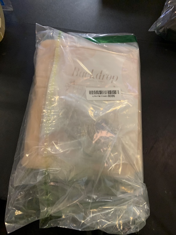 Photo 1 of 10×10ft Champagne Tulle Backdrop Curtain with Lights String for Parites, Sheer Photo Curtain Backdrop Drapes for Wedding Party Photography Backgrounds