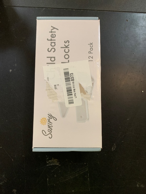 Photo 1 of 12 Pack Cabinet Locks Child Safety | Baby Safety Cabinet Locks NO Drilling 3M Adhesive Baby Proof Drawer Lock Child proofing cabinets latches for Kids Latch for Drawers & Door Child Safety Locks