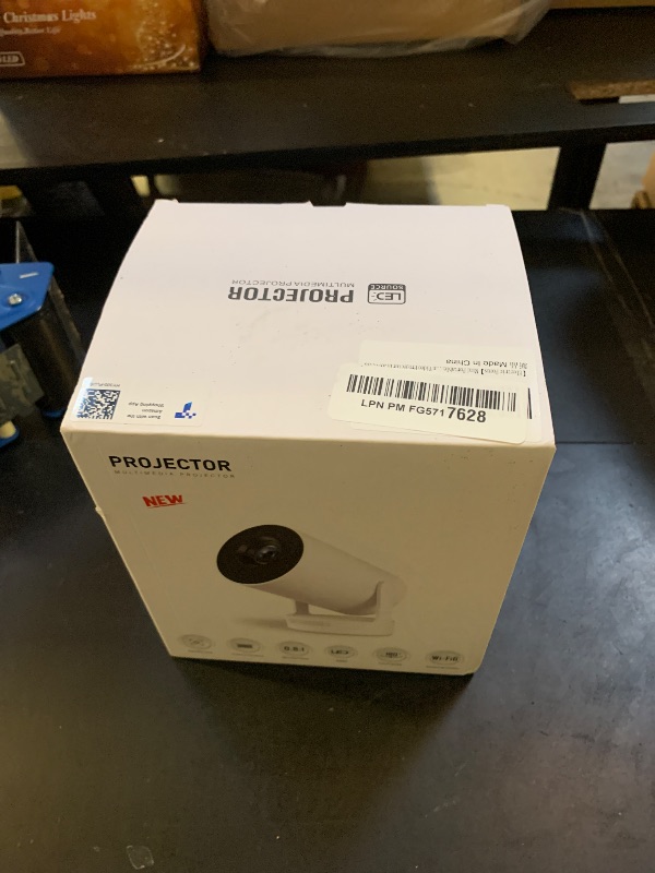 Photo 1 of [Electric Focus]Mini Portable Projector with 4K Support, Bluetooth 5.4 WIFI6, 5watt Sound Base Speaker, 260 ANSI, Android 11, 210° Rotation , Auto Keystone Correction Video Projector HY300 PLUS