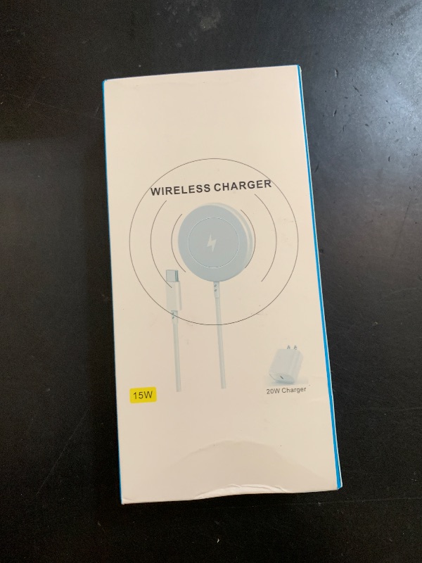 Photo 1 of [Apple MFi Certified]Magnetic Wireless Charger Apple Mag Safe Charger,15W 6FT Fast Wireless Charging Pad for Apple iPhone 16 Pro Max/16 Pro/16 Plus/15 Pro Max/14/13/12/AirPods3/2/Pro/Pro2,Charging Pad