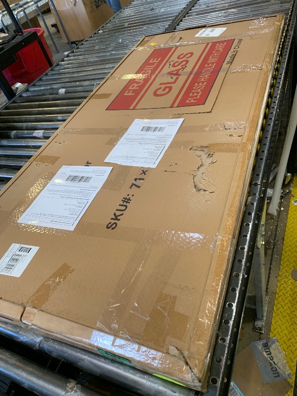 Photo 1 of ABSWHLM Full Length Mirror 71"x32" – Solid Wood Frame, HD Tempered Glass, Wall Mounted & Leaning, Rustic Modern Decor for Bedroom, Living Room, Entryway, Light Brown