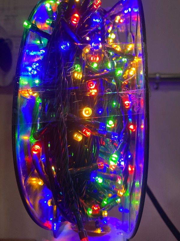 Photo 1 of GE StayBright 600-Count Multicolor Micro LED Christmas String Lights