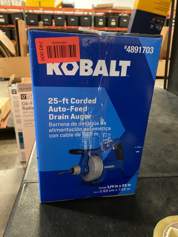 Photo 1 of Kobalt 1/4-in x 25-ft L Music Wire Corded Machine Augers