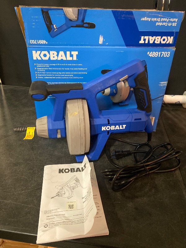 Photo 1 of Kobalt 1/4-in x 25-ft L Music Wire Corded Machine Augers