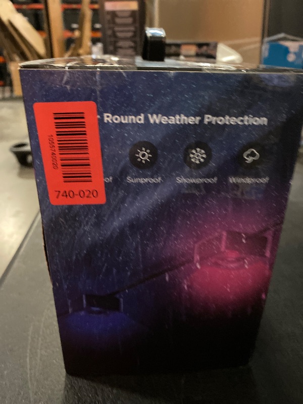 Photo 1 of Govee - Wi-Fi RGBIC Outdoor Permanent String Lights 100ft - Black