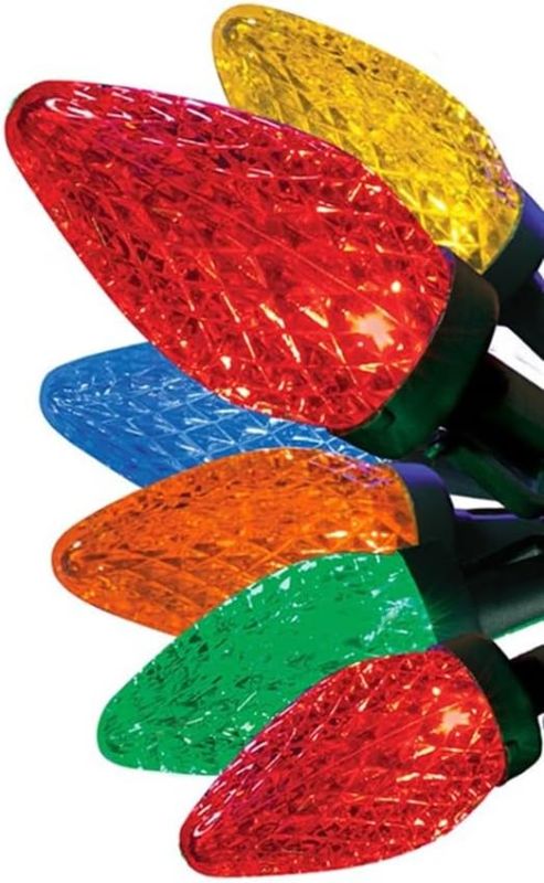 Photo 1 of GE 75-Count LED C9 Multicolor 91145LO LED Staybright Christmas String Lights Energy Star
