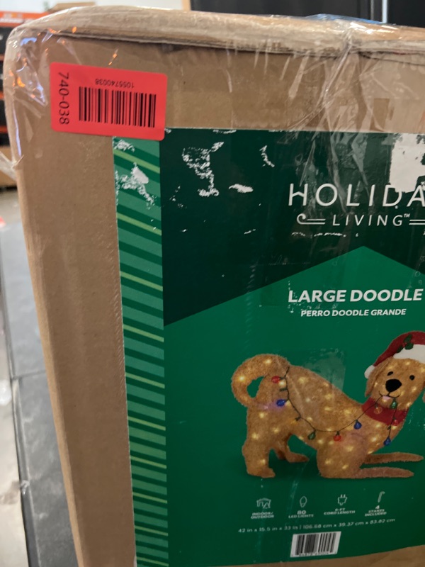 Photo 1 of Holiday Living 2.75-ft LED Playful Doodle Decoration
