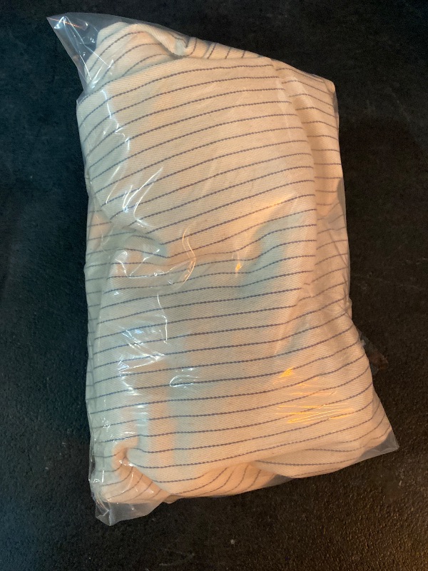 Photo 1 of 14R Women's High-Rise Sailor Wide Leg Ankle Jeans Cream Striped : Cotton Denim, Relaxed Fit