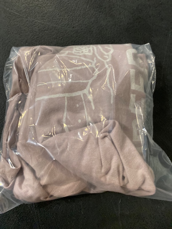 View 3 of L Women's Snoopy Surfer Oversized Short Sleeve Graphic T-Shirt Taupe