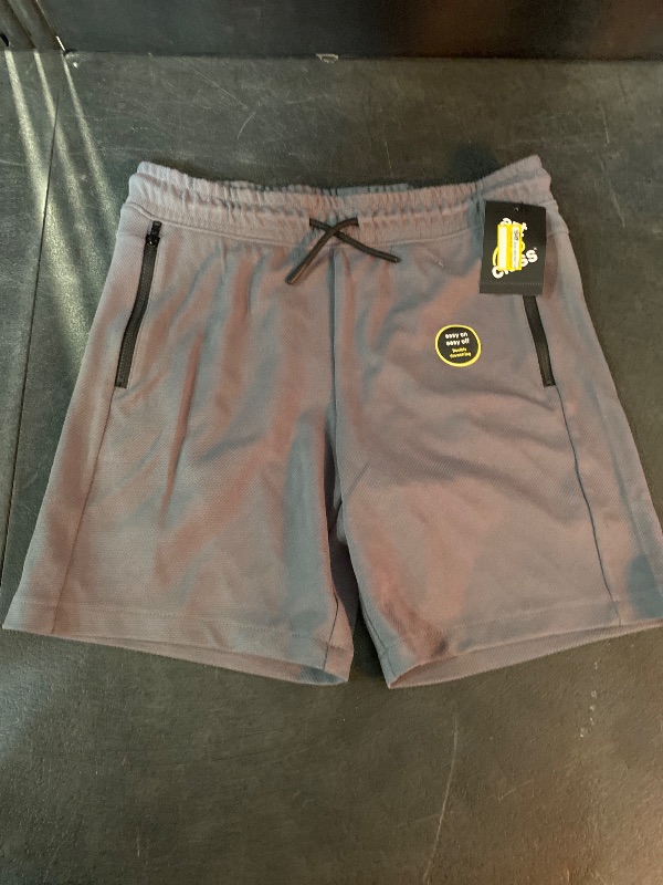 Photo 1 of (XL) Boys' Mid-Rise Textured Knit Pull-on Shorts - Art Class™ Gray XL