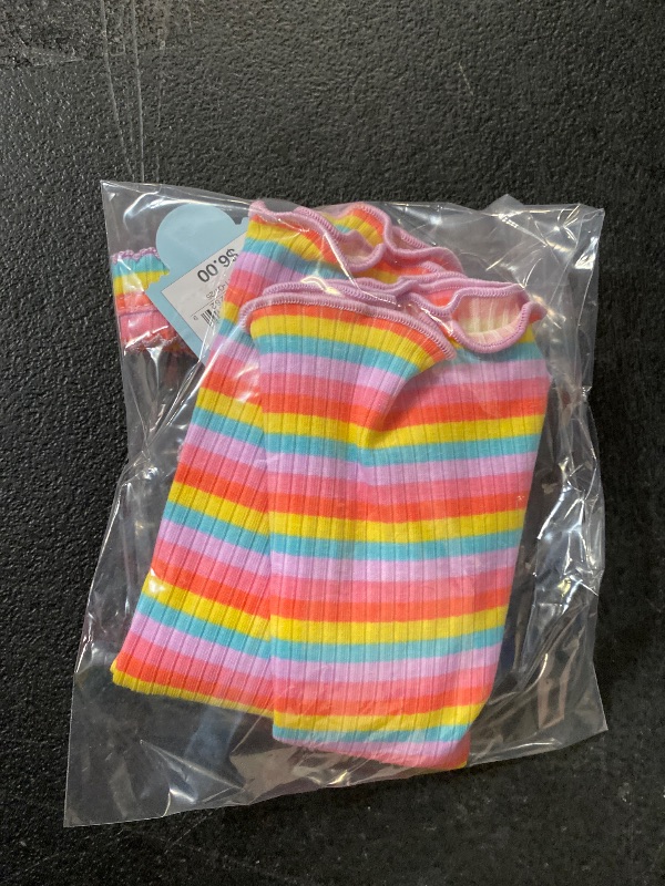 Photo 1 of 2T Toddler Girls' Striped Ribbed T-Shirt