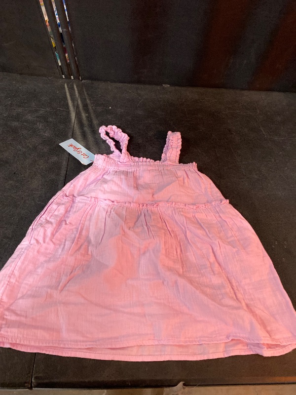 Photo 1 of 4T Toddler Girls' Solid Tank Gauze Dress Light Purple
