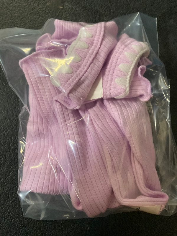 Photo 1 of 5T Toddler Girls' Ribbed T-Shirt Purple