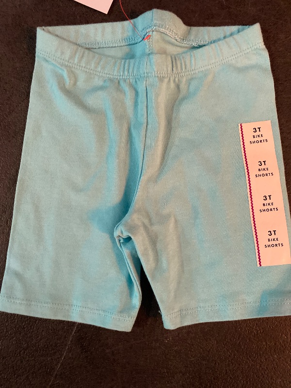 Photo 1 of 3T Toddler Girls' Bike Shorts Turquoise Blue 