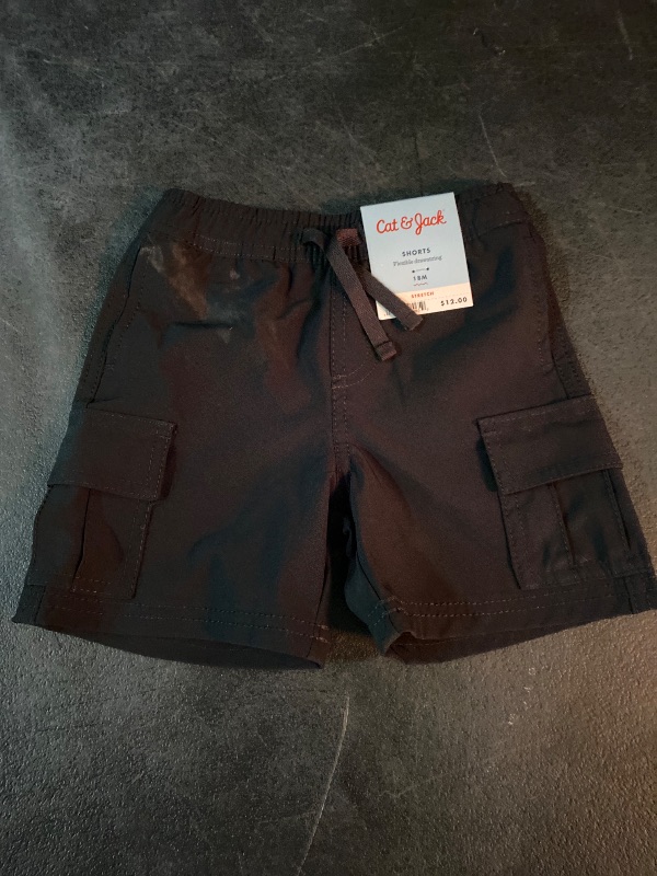Photo 1 of 18M Toddler Boys' Quick Dry Pull-on Shorts Black