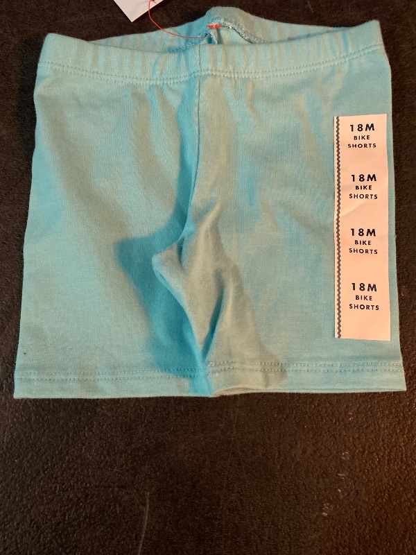 Photo 1 of 18M Toddler Girls' Bike Shorts Turquoise Blue