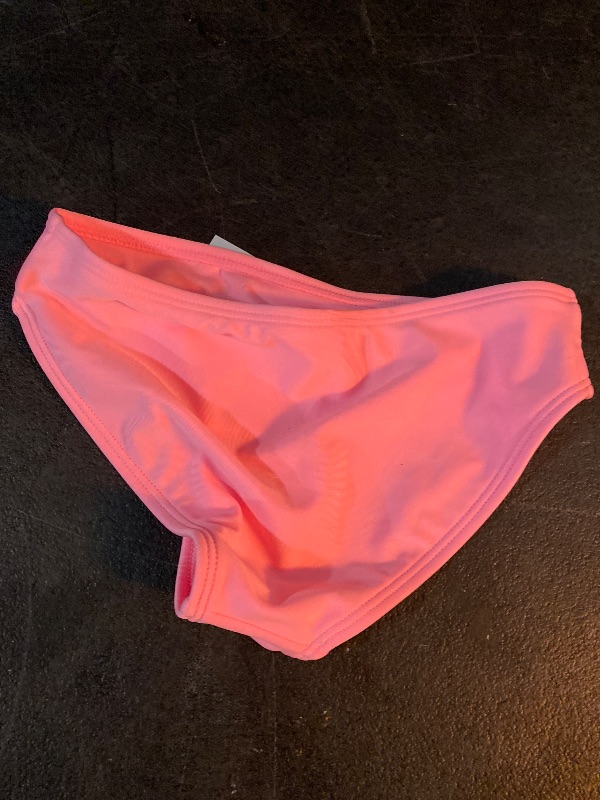 Photo 1 of (check) Girls' Lemon Printed Tankini Set S: UPF 50+ Swimwear, Recycled Polyester, Pull-on Style, Machine Washable