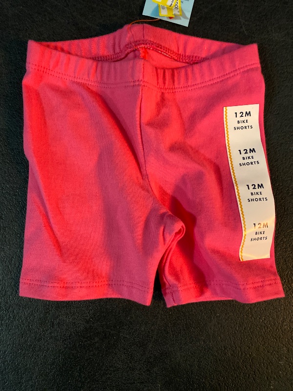 Photo 1 of 12MToddler Girls' Bike Shorts Dark Pink