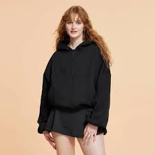 Photo 1 of L Blogilates Women's Marshmallow Full Zip Hooded Sweatshirt - Black
