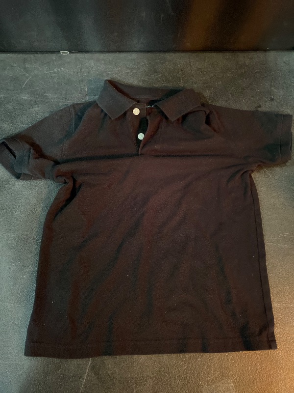 Photo 1 of M Boys' Short Sleeve Performance Uniform Polo Shirt Black