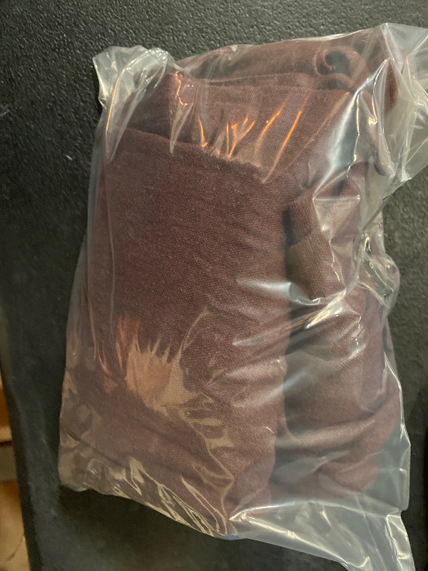 Photo 1 of M Women's Mid-Rise Wide Leg Linen Pull-On Pants Brown 