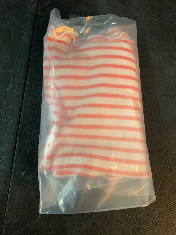 Photo 1 of 2T Toddler Girls' Striped Ribbed T-Shirt