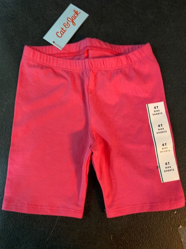 Photo 1 of 4T Toddler Girls' Bike Shorts Pink