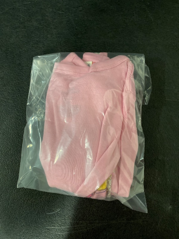 Photo 1 of (check) 5T Disney Girls 4-piece Snug-fit Cotton Pajama Set, Soft & Cute for Kids, Fairytale Pink