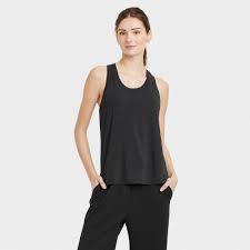 Photo 1 of M Women's Beyond Ease Racerback Tank Top Black Moisture Wicking, Quick Dry