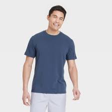 Photo 1 of M Men's Comfort Wear T-Shirt Navy Blue Cotton Modal Blend, Pullover