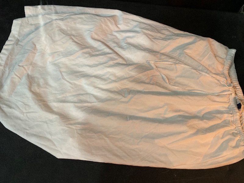 Photo 1 of M Women's Poplin A-Line Skirt White