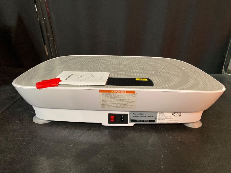 Photo 1 of MERACH Vibration Plate Exercise Machine, Curved Vibration Plate for Lymphatic Drainage Weight Loss, Vibrating Plate with Real-Time Calorie Tracking on LED Display, Workout Equipment for Home Women Men