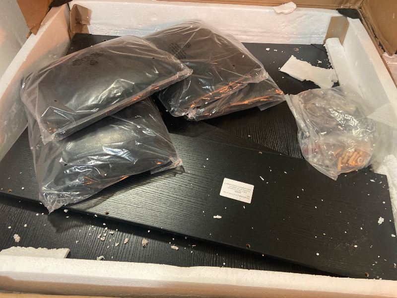 Photo 1 of Folding Dining Table for Small Spaces, Drop Leaf Kitchen Table for 4, Fold Up Become Very Narrow, Space Saving, Drawers, Adjustable Table Legs, No Assembly, Bamboo, Mesa Plegable Para Comer 