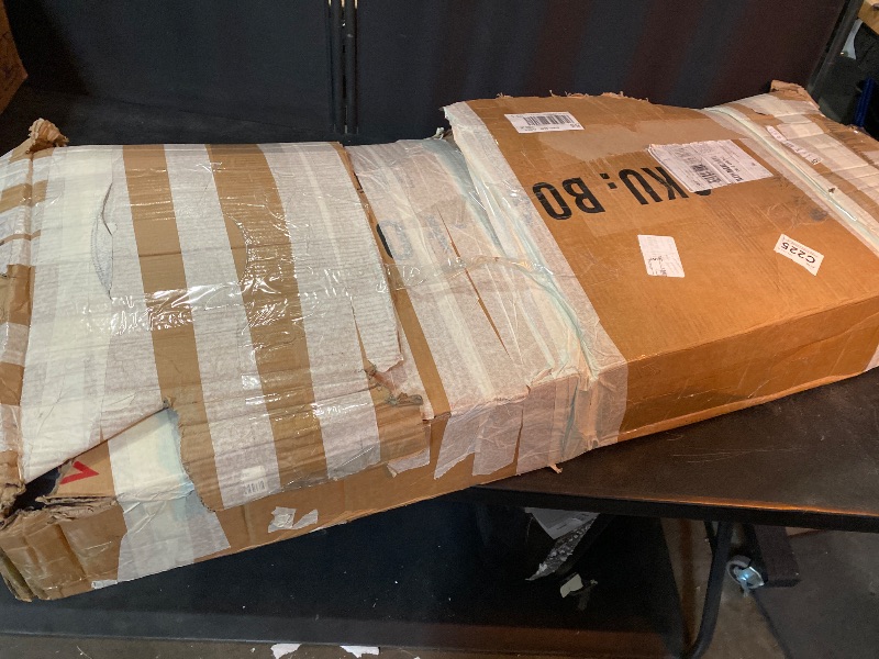 Photo 1 of Faux Marble Dining Table, 70.9" Large Island Table with LED Lights for 4-6 People, Modern Marble Stripes Kitchen Dining Table with Grille Design for Kitchen, Dining Room, Living Room, White