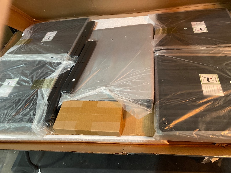 Photo 1 of Dining Table Set for 4,Faux Marble Kitchen Table and Chairs Set of 4, Modern Dining Room Table Set for 4,Dinner Table with 4 Leather Chairs, Dinette Set for Small Spaces,White