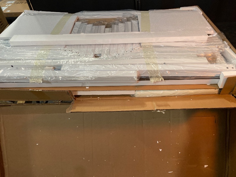 Photo 1 of Dining Table Set for 4,Faux Marble Kitchen Table and Chairs Set of 4, Modern Dining Room Table Set for 4,Dinner Table with 4 Leather Chairs, Dinette Set for Small Spaces,White