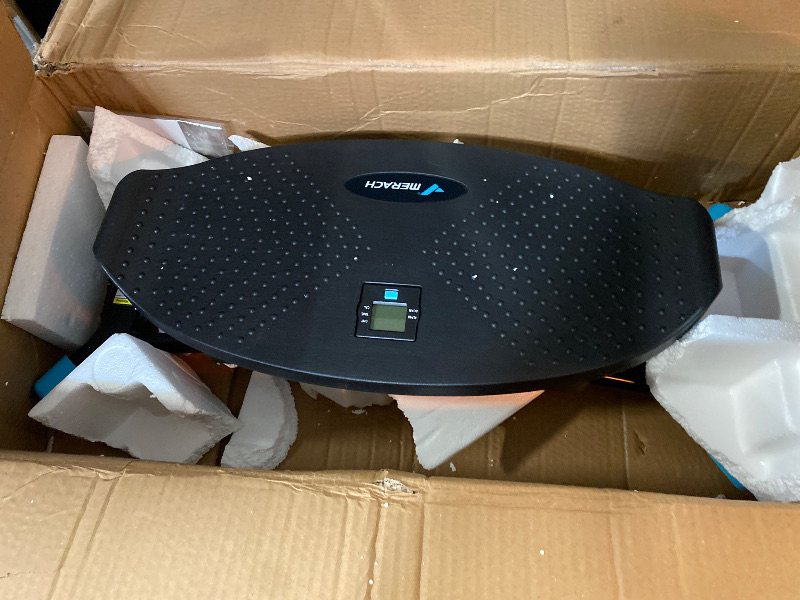 Photo 1 of MERACH Balance Board for Adults, Rocking Stepper with Resistance Bands, Portable Wobble Board Featuring LCD Monitor, 300 lbs Capacity Ski Balance Trainer for Full Body Workout at Home Gym