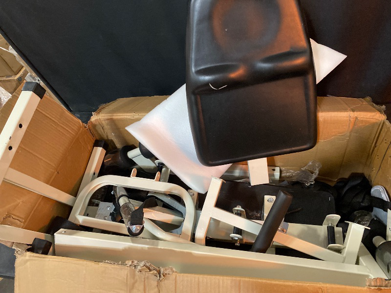 Photo 1 of Lumbar Traction Table Massage Bed Massage Table Cervical and Lumbar Stretcher Traction Bed Folding Body Stretching Device Equipment