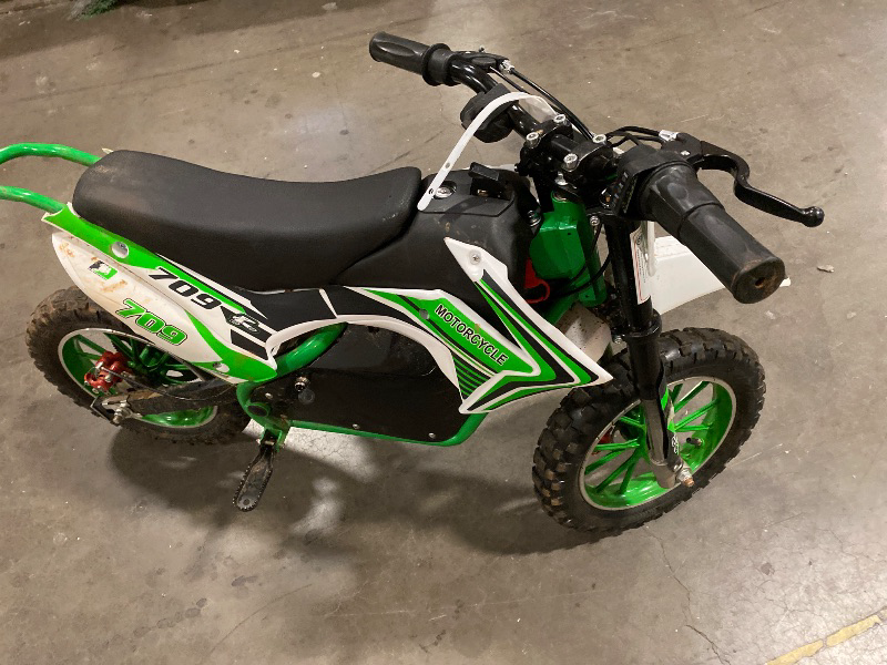 Photo 1 of Kids Electric Dirt Bike,Children Motocross Bike Off Road Mini Motorcycle 36V 500W Motor Mechanical Disc Brakes 25KM/H High Speed Chain 10 Inches Wheels Dirt Bikes for Kids 8-14 Green